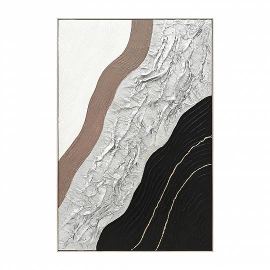 ΠΙΝΑΚΑΣ ΤΟΙΧΟΥ ABSTRACT 005380777 ΜΕ ΚΟΡΝΙΖΑ ΜΠΕΖ-ΚΑΜΒΑΣ-ΧΕΙΡΟΠΟΙΗΤΟΣ