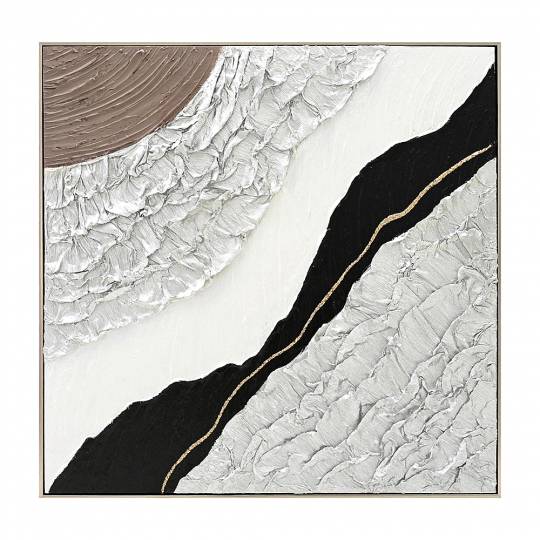 ΠΙΝΑΚΑΣ ΤΟΙΧΟΥ ABSTRACT (ΤΕΤΡΑΓΩΝΟΣ) 005380788 ΜΕ ΚΟΡΝΙΖΑ ΜΠΕΖ-ΚΑΜΒΑΣ